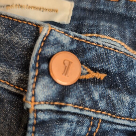 Pilcro and the Letterpress Anthropologie Denim Jeans Blue Medium Wash, Size 28 - Picture 3 of 8